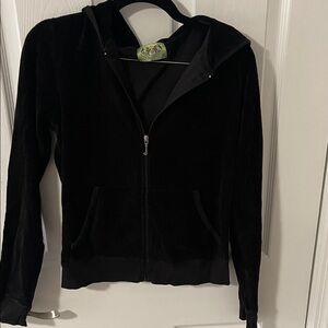 Juicy Couture Black Velour Women's Jacket